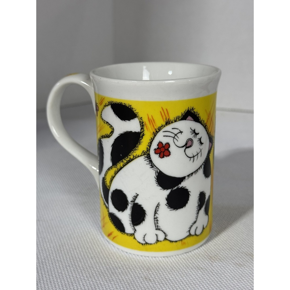 Vintage Kitty Cats Purr‎ Purr Whimsical Coffee Mug